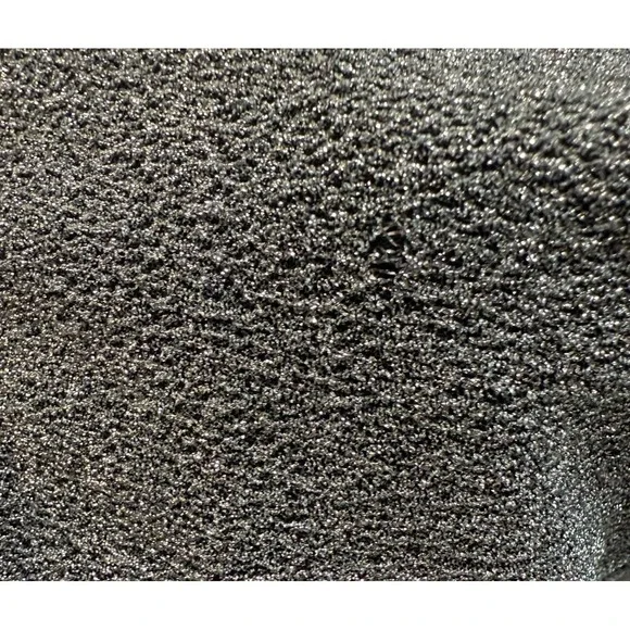 Women's H&M Sliver Metallic Sparkle Flare Leg Pull On Pants Size Medium - Picture 7 of 9